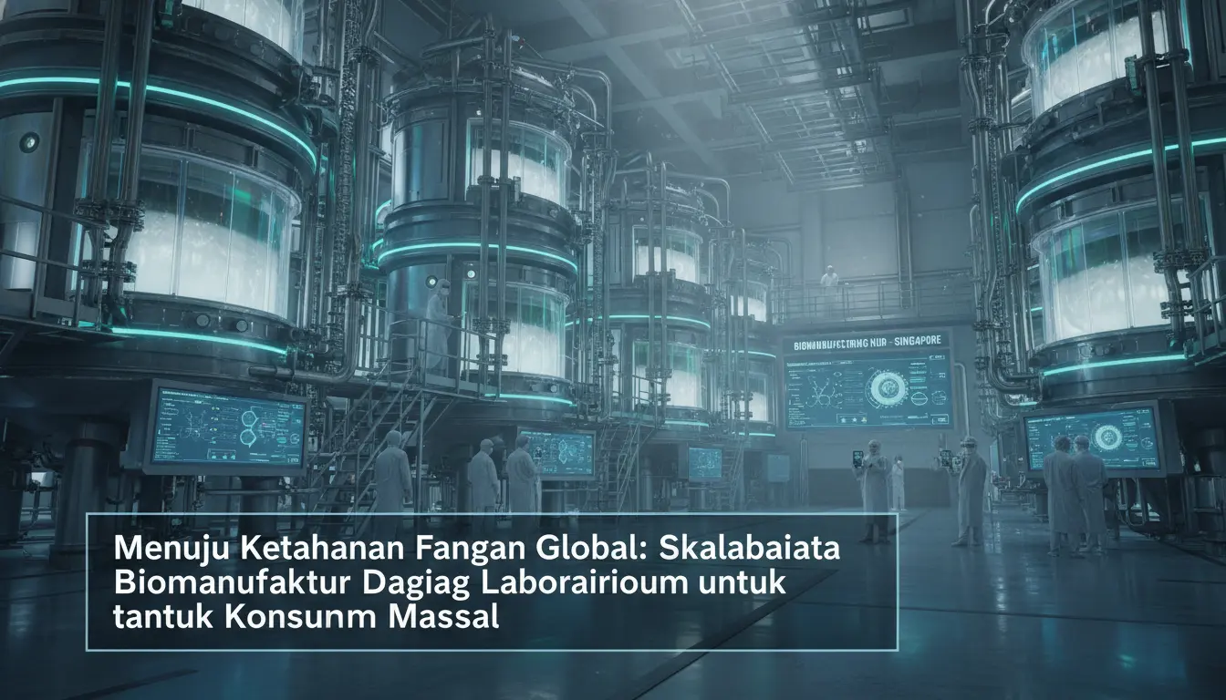 Menuju Ketahanan Pangan Global: Skalabilitas Biomanufaktur Daging Laboratorium untuk Konsumsi Massal