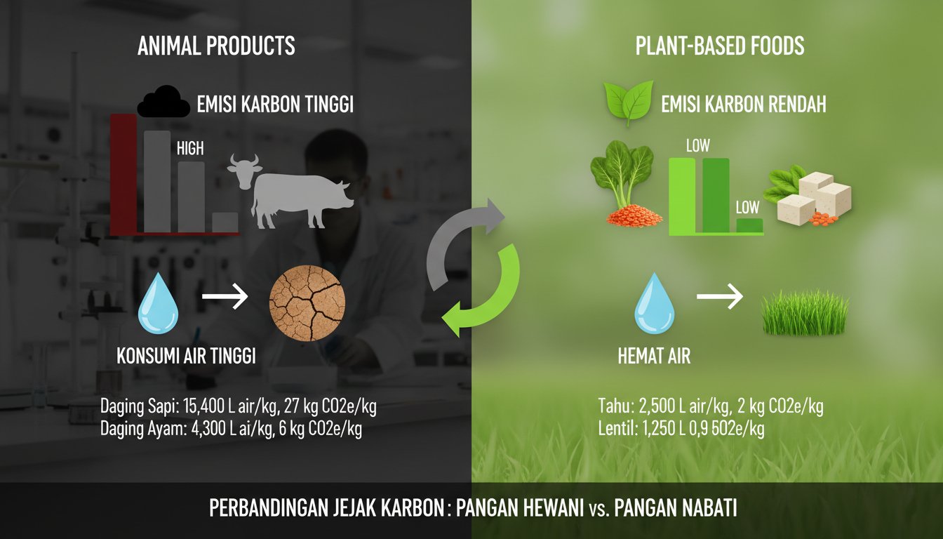 Dampak Lingkungan Industri Pangan: Peran Diet Nabati dalam Mitigasi Perubahan Iklim